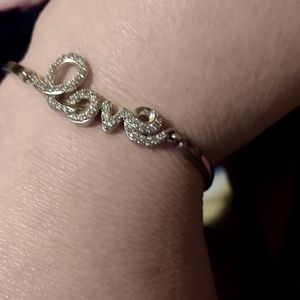 Sterling Silver "love" bracelet